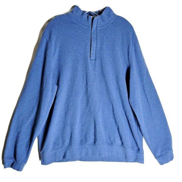 Jos. A. Bank Men's Pullover Sweater Size XXL Blue Patched Elbow Tailored Fit - Picture 1 of 10